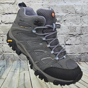 Merrell Moab Mid Gore-Tex XCR Hiking Boots Womens 8.5 Gray Outdoor Vibram J87316